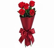 Букет 5 Красных роз Эдлесс Лав в Северном