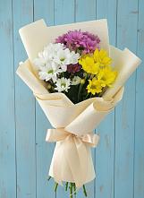 Букет цветов из:  Хризантемы в Северном