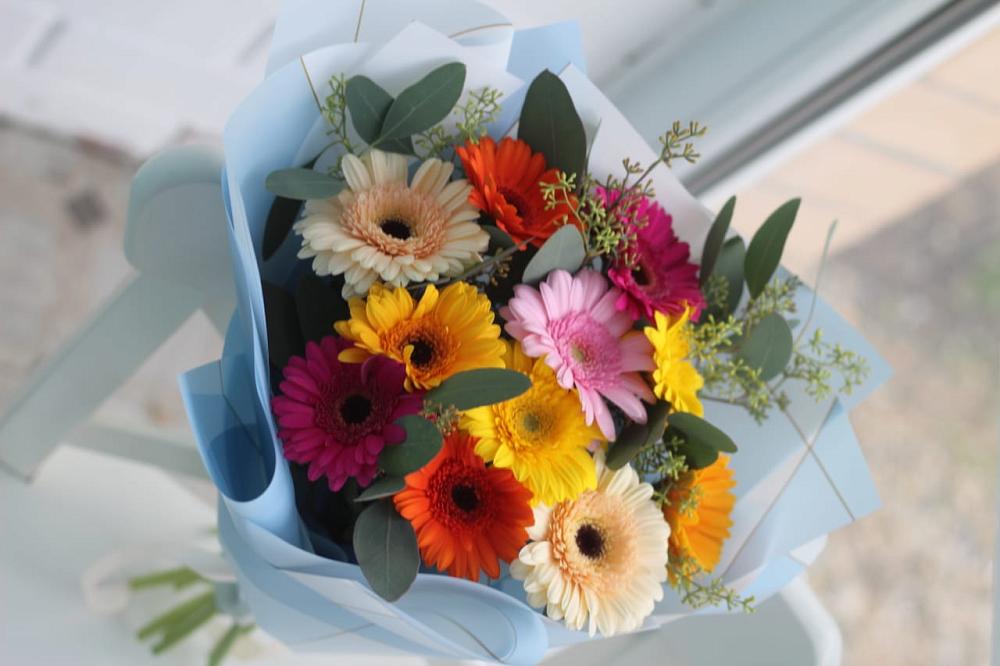 Букет цветов из: Герберы в Северном