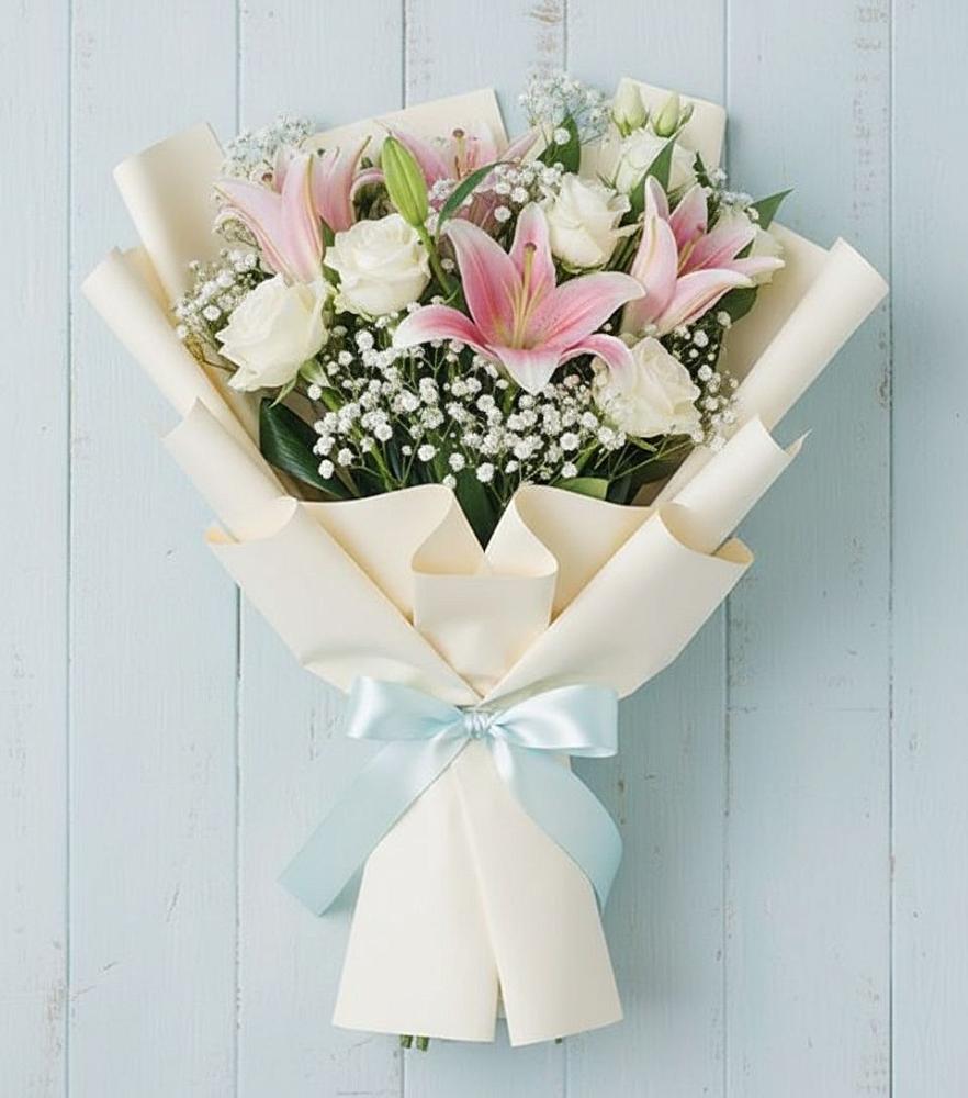 Букет цветов из: Лилии в Северном