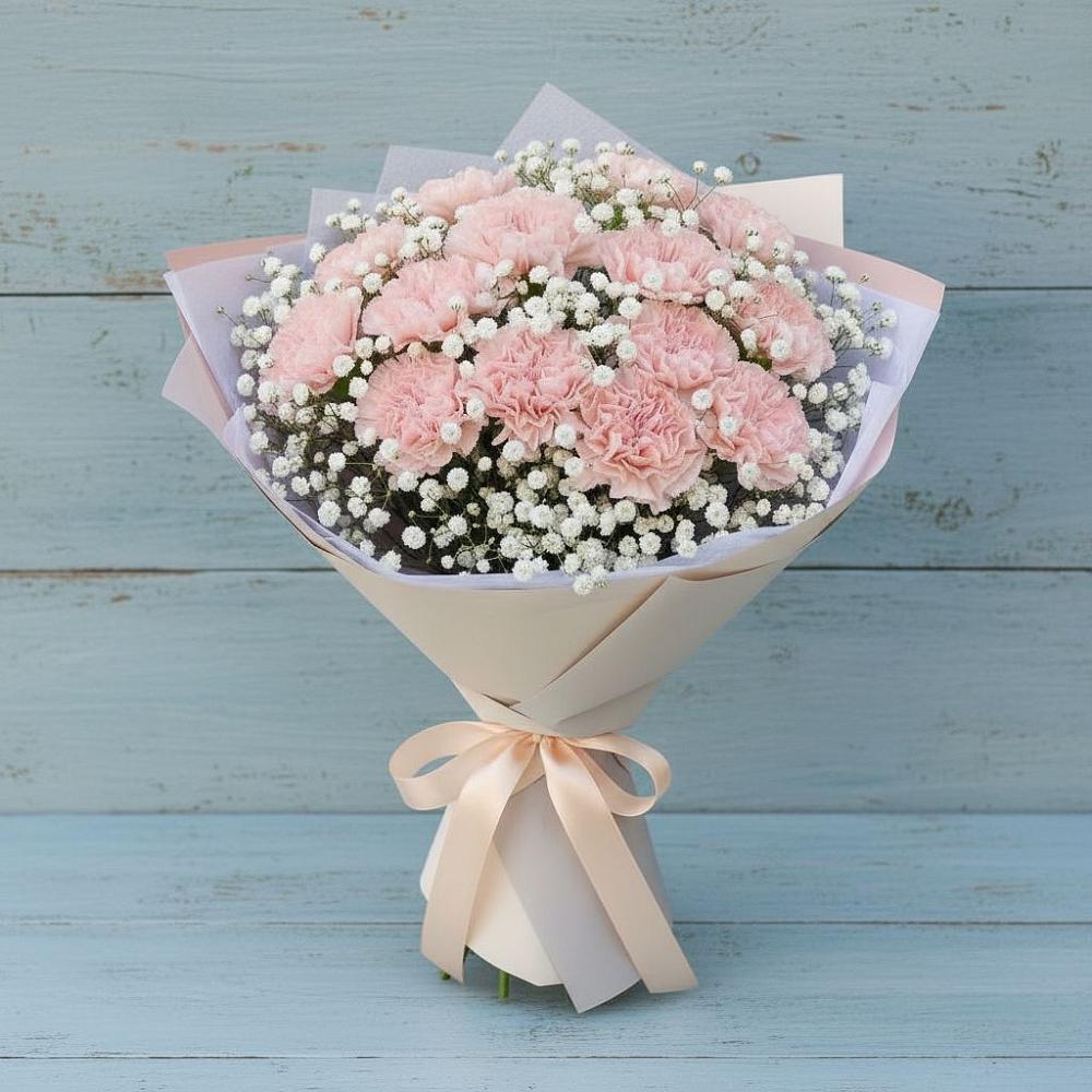 Букет цветов из: Гвоздики в Северном