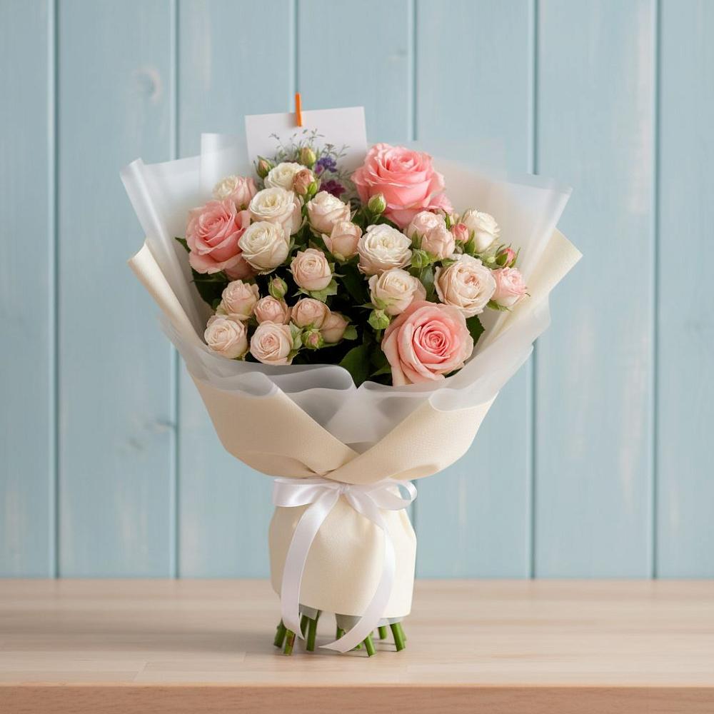 Букет цветов из: Розы в Северном