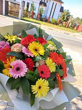 Букет цветов из:  Герберы #REPLACE_PRED# Северном