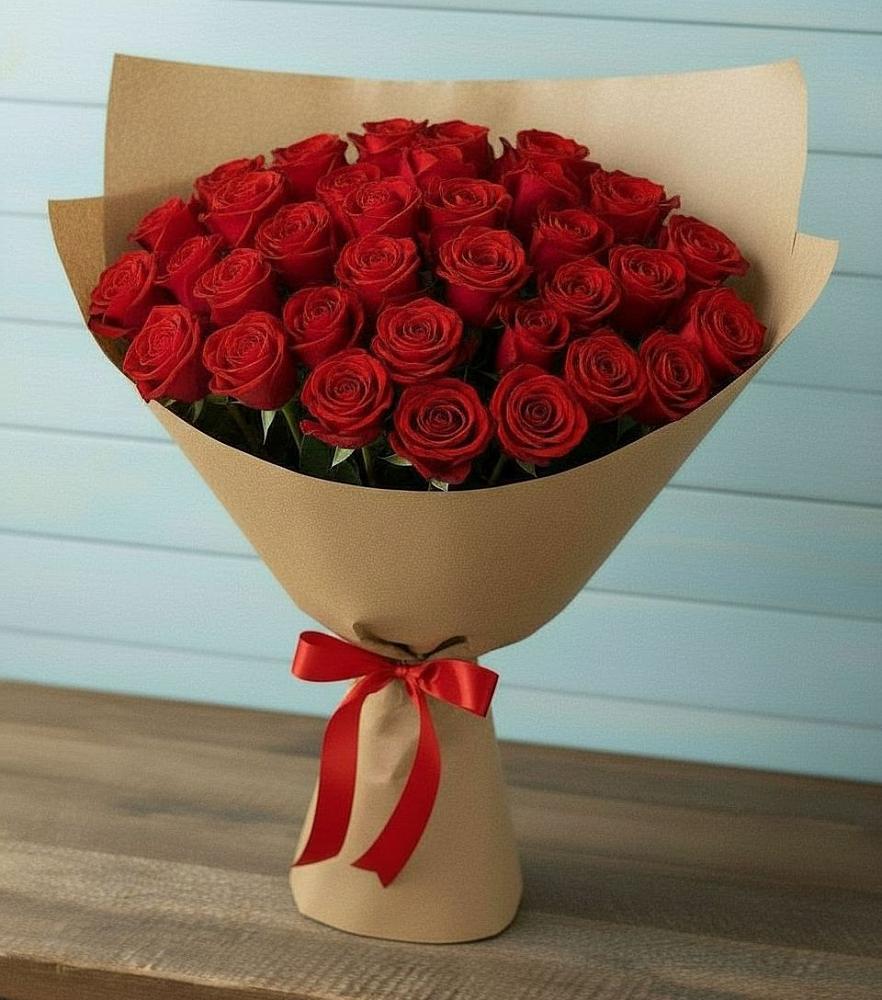 Букет Красные розы Милано в Северном