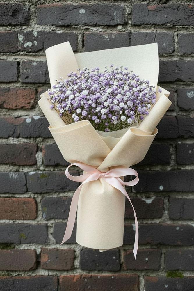 Букет цветов из: Гипсофила в Северном