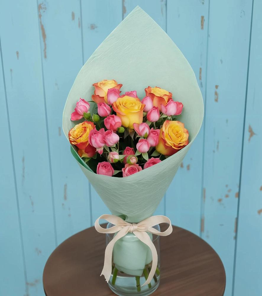 Букет цветов из: Розы в Северном