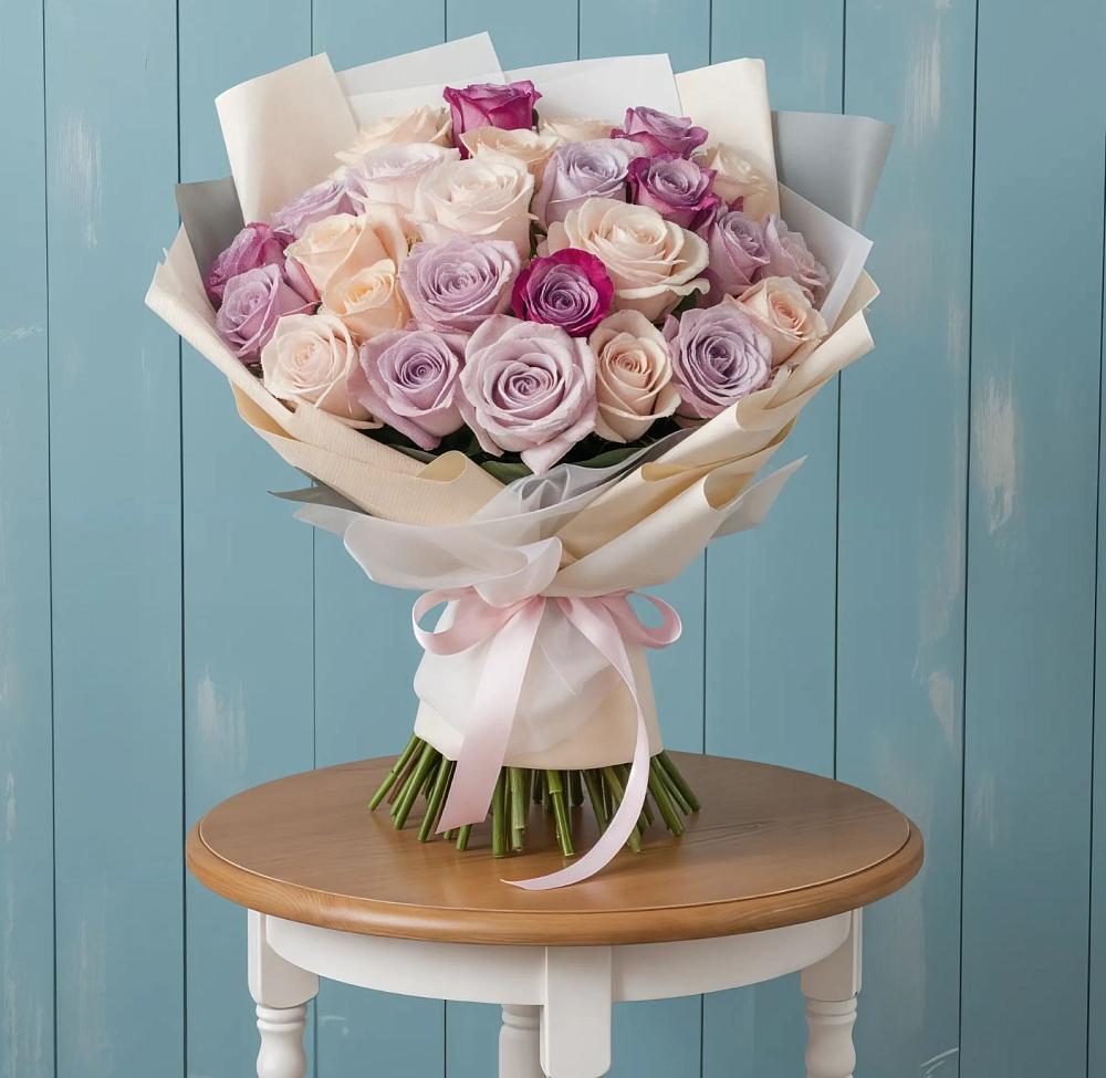 Букет цветов из: Розы в Северном