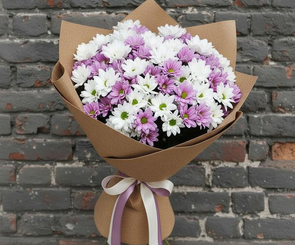 Букет цветов из: Хризантемы в Северном