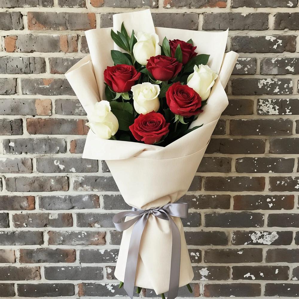 Букет цветов из: Розы в Северном