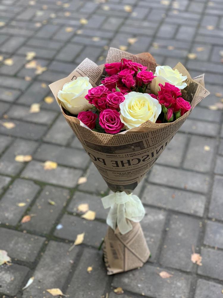 Букет цветов из: Розы в Северном