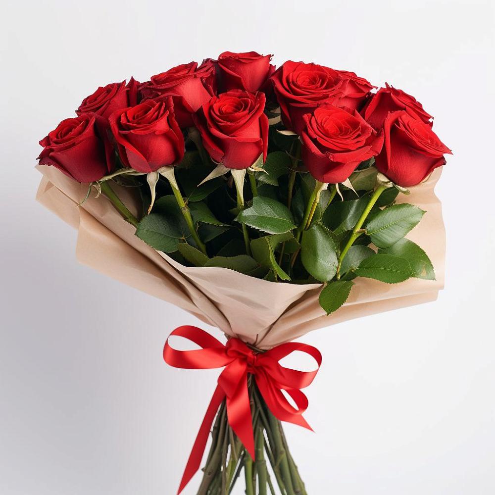 Букет 11 Красных роз Эдлесс Лав в Северном
