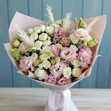 Букет цветов из:  Альстромерии и Розы в Северном