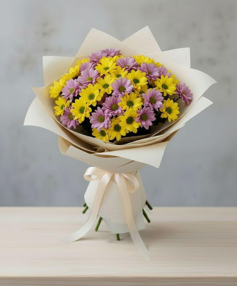 Букет цветов из: Хризантемы в Северном